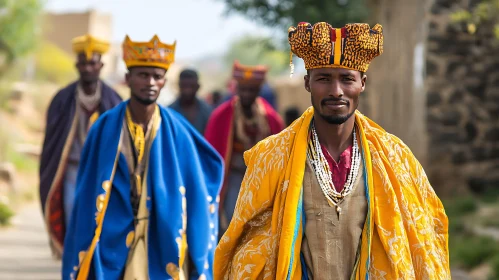 African Men in Traditional Dress