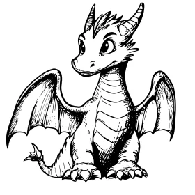 Cartoon Dragon Illustration