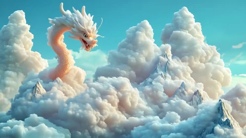 Celestial Dragon in Sky Kingdom