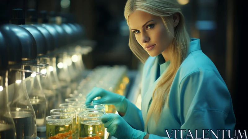 Captivating Portrait of a Scientist in a Lab | Photorealistic Detail AI Image