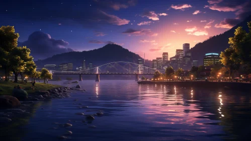 Enchanting Cityscape in Majestic Mountains | Nightcore Style