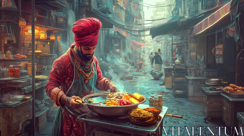 AI ART Traditional Indian Cooking