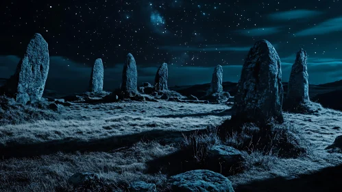 Monoliths at Night