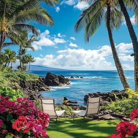 Serene Tropical Beach Scene
