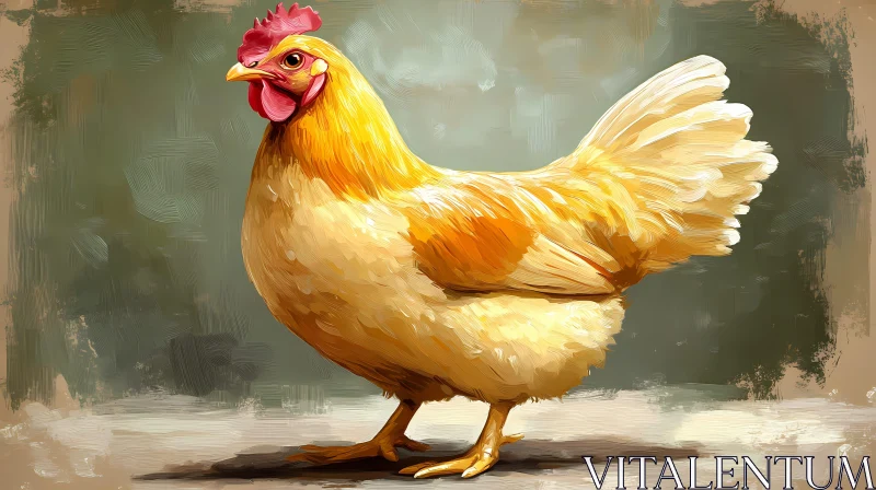 AI ART Majestic Chicken Art