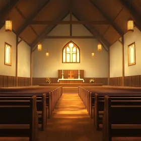 Serene Church Sanctuary