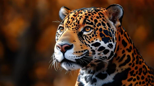 Wildlife Close-up of a Jaguar