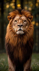 Majestic Forest lion