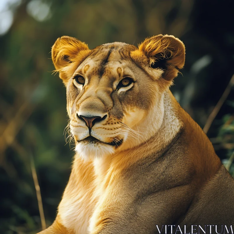 AI ART Portrait of a Lioness