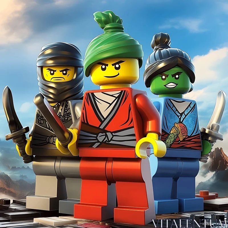 AI ART Lego Ninja Team