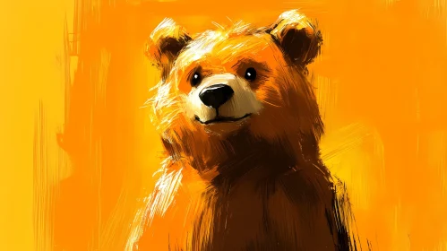 Expressive Bear Artwork
