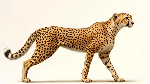 Elegant Cheetah Art