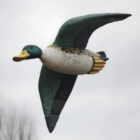 Flying Duck Carving