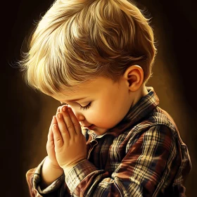 Young Boy Praying