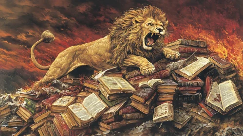 Majestic Lion Artwork