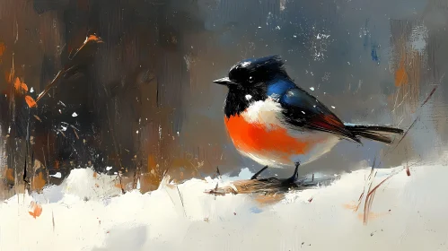 Bird in Winter Art