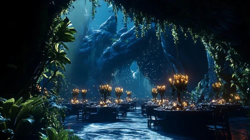 Magical Cave Celebration with Candlelit Dinner