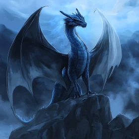 Dragon on Mountain Peak