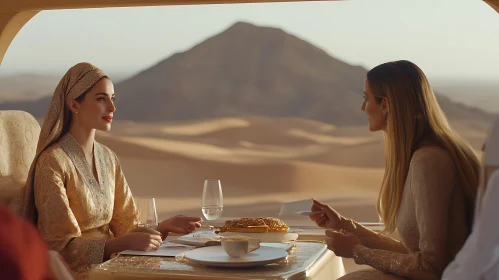 Desert Train Journey with Elegant Dining