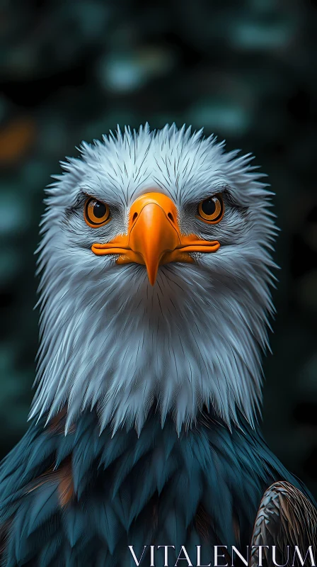 Eagle Close-Up Photography AI Image