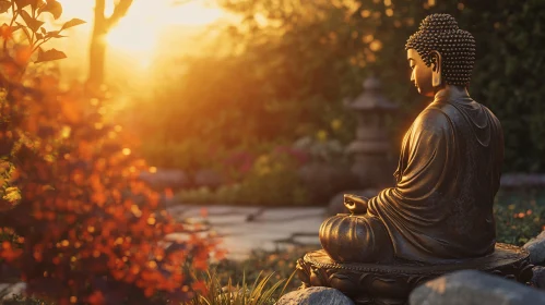 Zen Garden Buddha Meditation