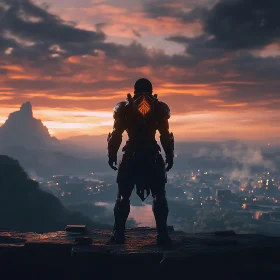 Sunset Warrior City View