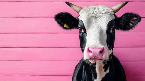 Vibrant Cow Art