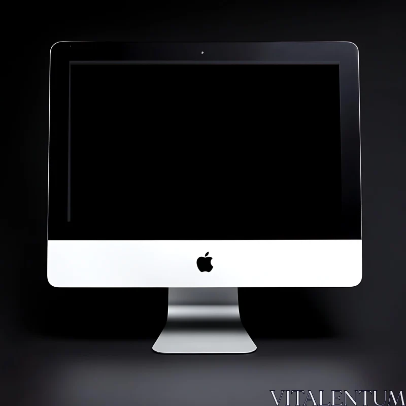 Modern Apple Desktop Monitor AI Image