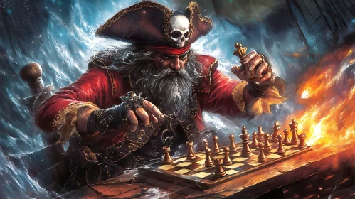 Chess Duel of a Pirate