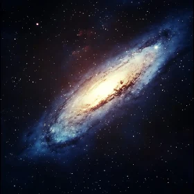 Celestial Swirl: A Galaxy's Dance