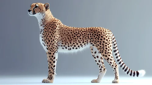 Elegant Cheetah Portrait