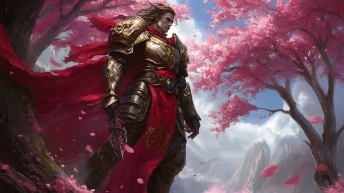 Knight in Blossoms