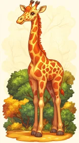 Giraffe Art in Nature