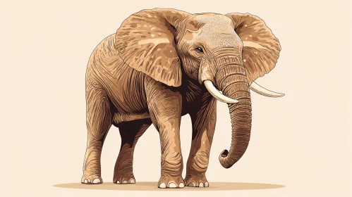 Majestic Elephant Artwork