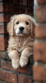 Adorable Puppy with Fluffy Fur