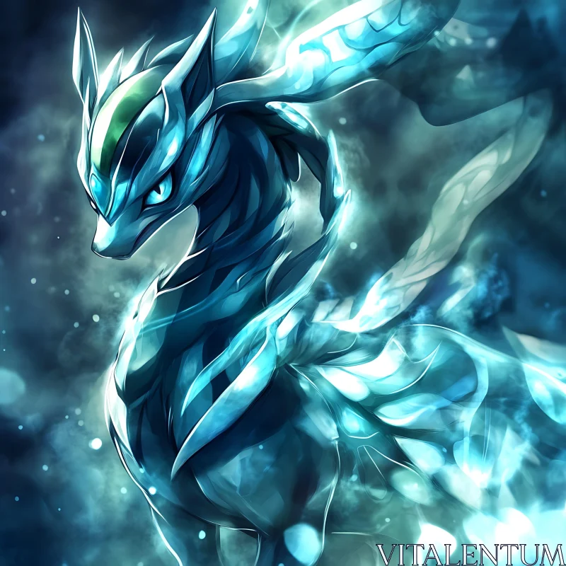 AI ART Celestial Dragon: A Mythical Artwork