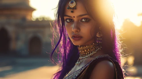 Violet Hair Beauty