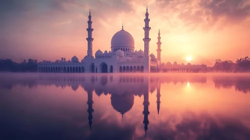 Mosque at Sunset