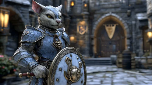 Armored Cat Guardian