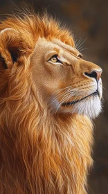 Regal Lion Portrait