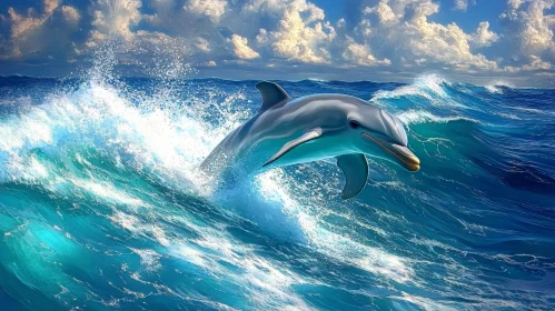 Dolphin in Ocean