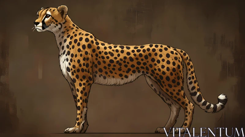 Wildlife Art: Cheetah AI Image