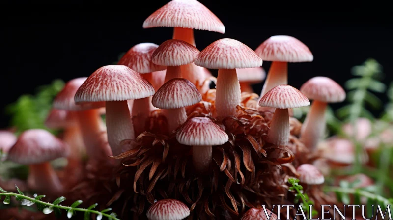 Enchanting Night Photography of Mushrooms - Bloomcore Aesthetic AI Image