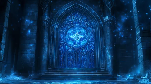 Gothic Blue Portal