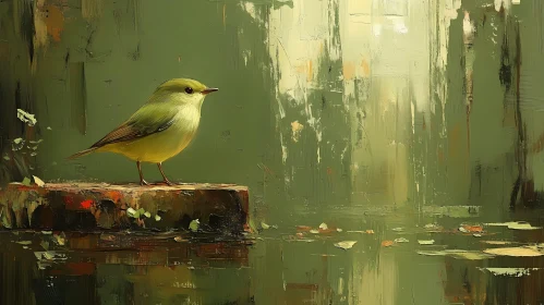 Serene Bird Portrait in Nature