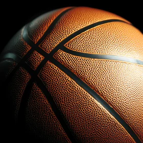 Textured Basketball Art