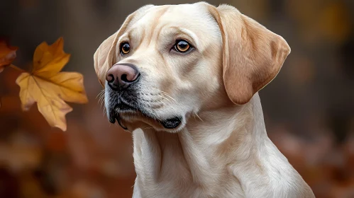 Autumn Labrador Portrait