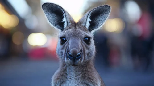Kangaroo Close-Up Portrait
