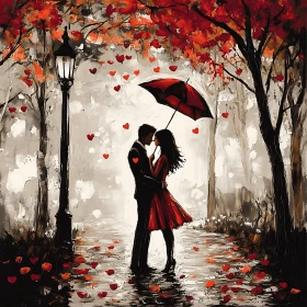 Love in the Rain of Hearts