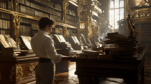 A Scholarly Pursuit in a Gilded Library